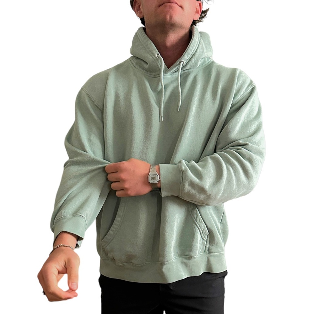 Light teal very soft lightweight hoodie